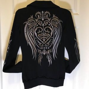 SINFUL BY AFFLICTION Zip Jacket Stylish Rock